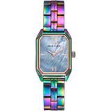 Octagonal Dial Women's Bracelet Watch - Multi