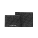 Men Cooper Logo Billfold Wallet With Passcase - Black