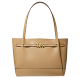 Reed Large Pebbled Leather Tote Bag - Camel Color