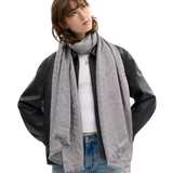 Coach signature metallic oblong scarf