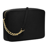 Jet Set Large Saffiano Crossbody Bag - Gold chain