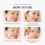 Collagen night wrapping mask