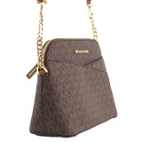 Jet Set Travel Medium Logo Dome Crossbody Bag