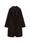 Lapel Collar Coat - Chocolate